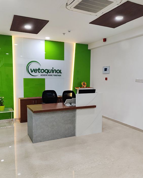 Vetoquinol corporate office interior, Mumbai